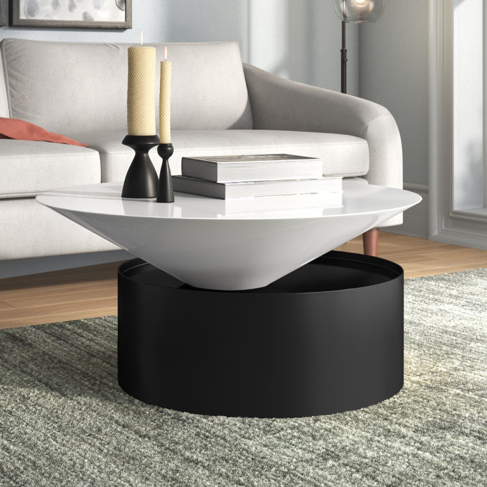 Orren Ellis Aigne Drum Coffee Table & Reviews Wayfair Canada
